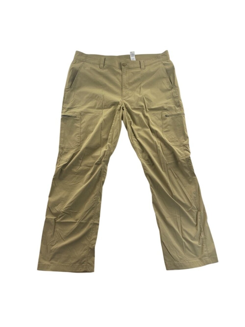 L.L. Bean Mens Cargo Pants Size 40x32 Tan Khaki Outdoors Stretch Relaxed Casual